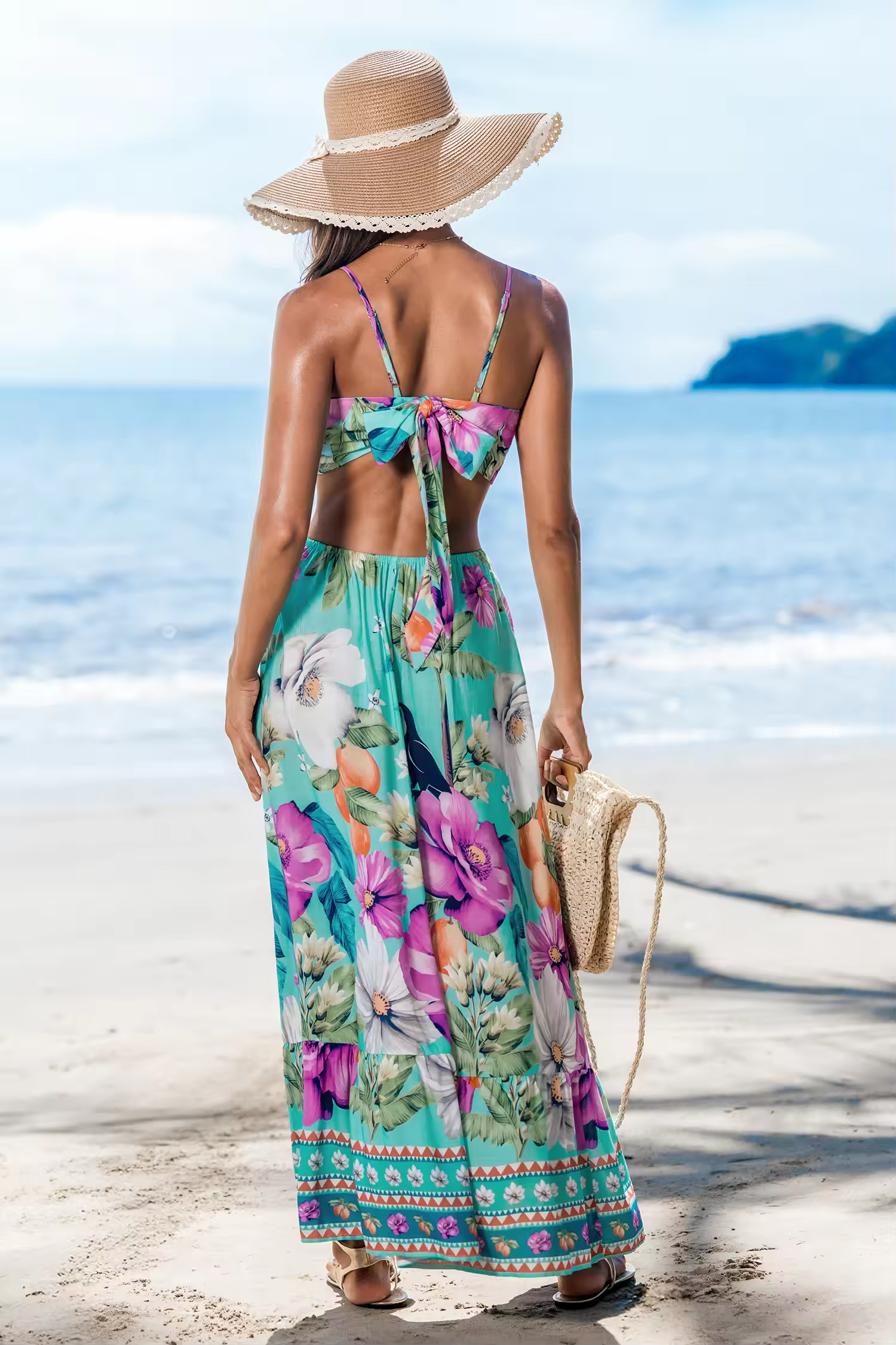 Exotic Escape Tropical Maxi Dress